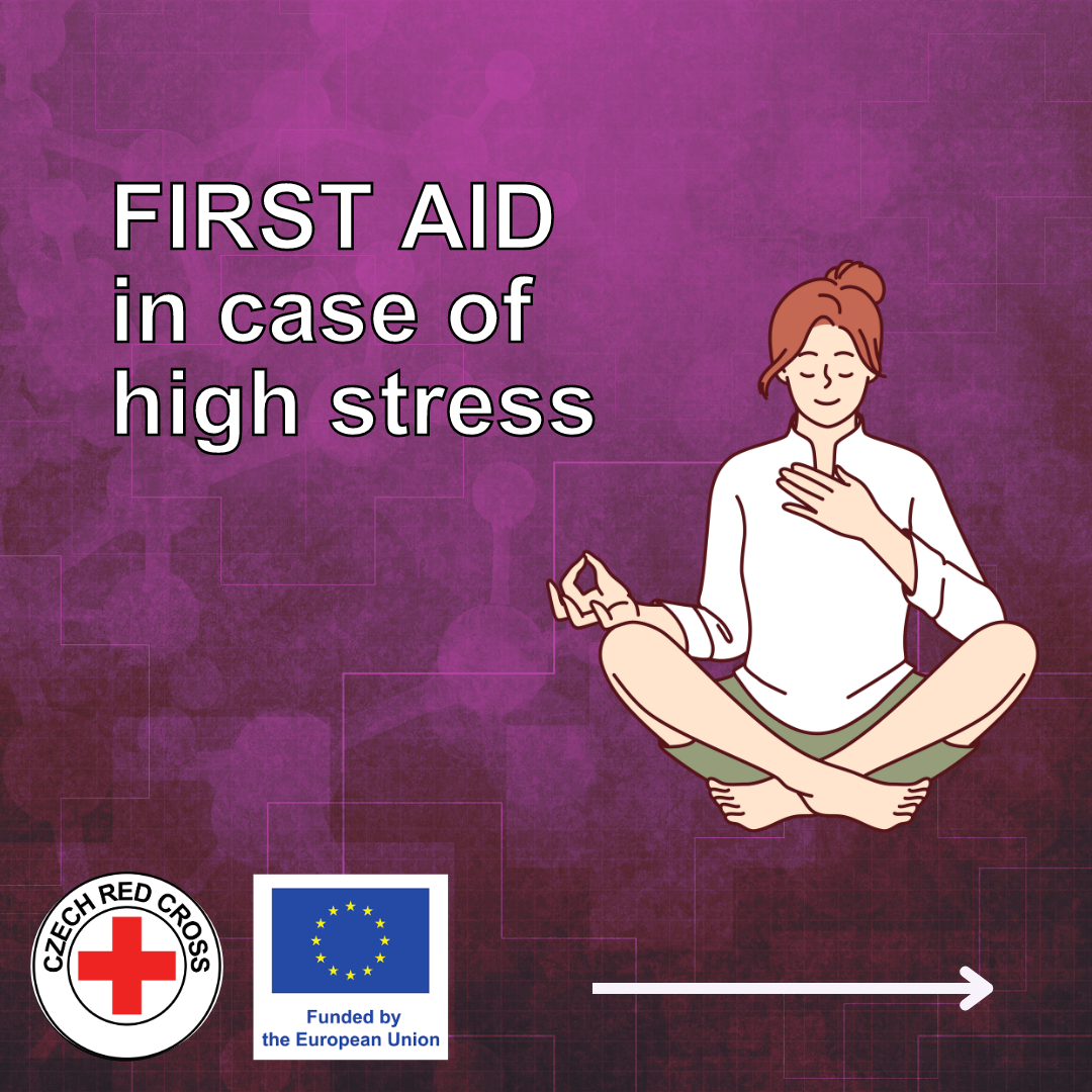 First aid in case of high stress