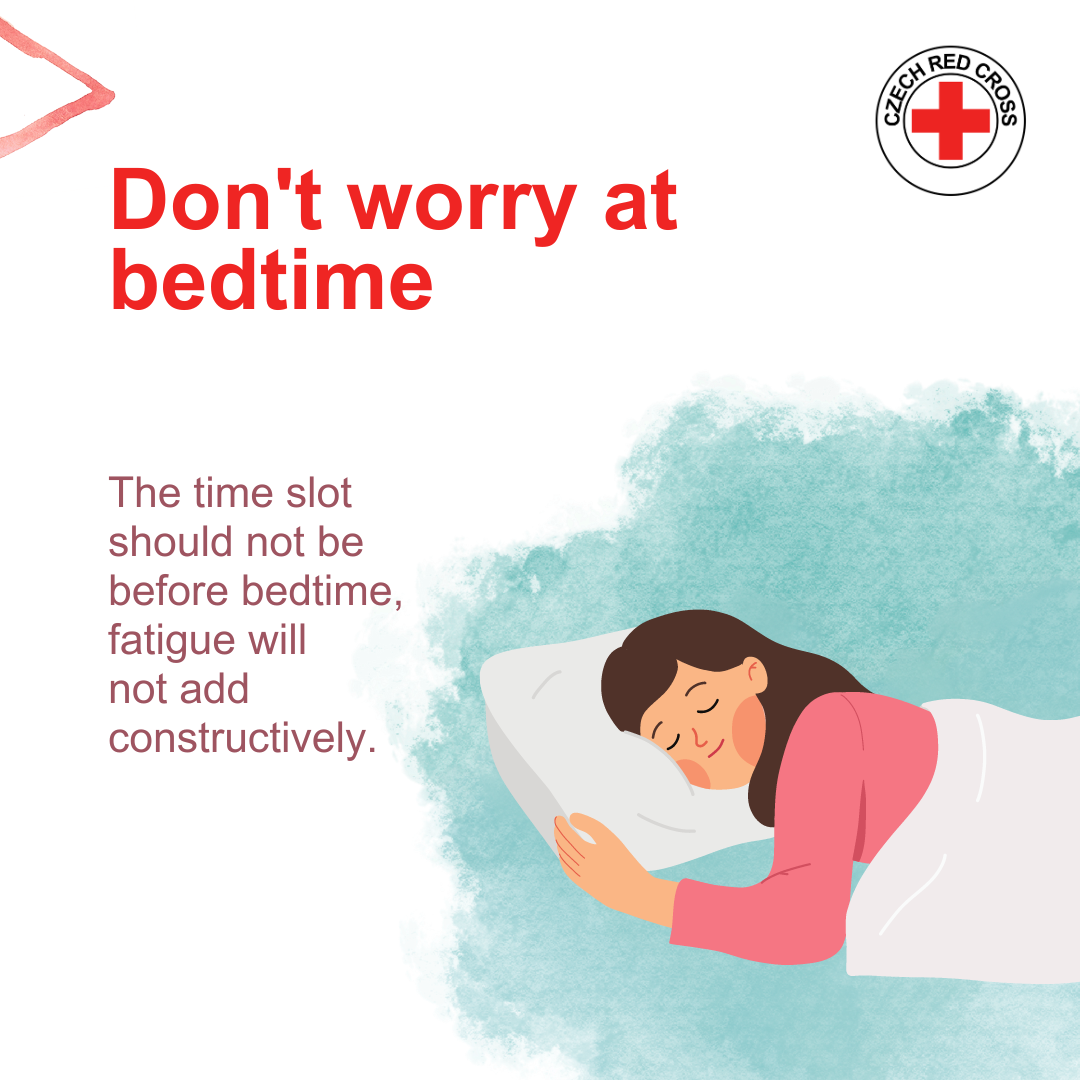 Don't worry at bedtime